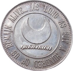 İskoçya 1 Dirham 1993 Gümüş Nadir The Declaration of Arbroath JTF614 - 2