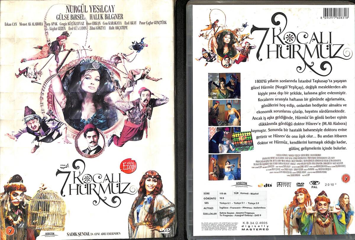 7 Kocalı Hürmüz – Orijinal DVD (İkinci El) * Nurgül Yeşilçay, Gülse Birsel, Haluk Bilginer, Erkan Can, Memet Ali Alabora - 2009 - Özel Kutusunda * DVD2991 - 2