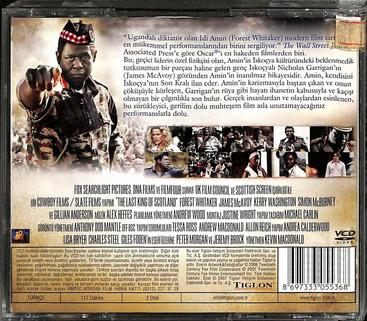 İskoçya`nın Son Kralı VCD Film VCD15545 - 2