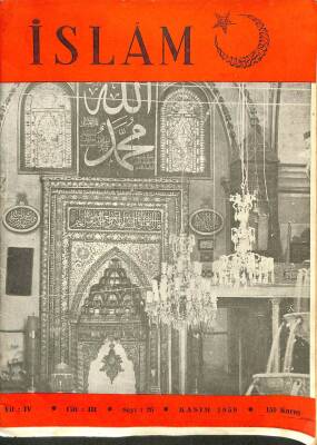 İSLAM DERGİSİ SAYI26 KASIM 1959 - ALİ FUAD BAŞGİL NDR72802 - 1