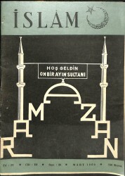 İSLAM DERGİSİ SAYI30 MART 1960 - Hasan Basri Çantay NDR72801 - Gökçekoleksiyon