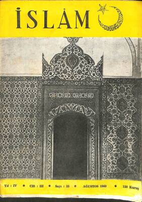 İSLAM DERGİSİ SAYI35 AĞUSTOS 1960 - ALİ FUAD BAŞGİL NDR72809 - 1