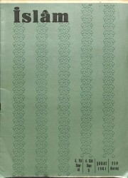 İSLAM DERGİSİ SAYI41 ŞUBAT 1961 - ALİ FUAD BAŞGİL NDR72815 - Gökçekoleksiyon