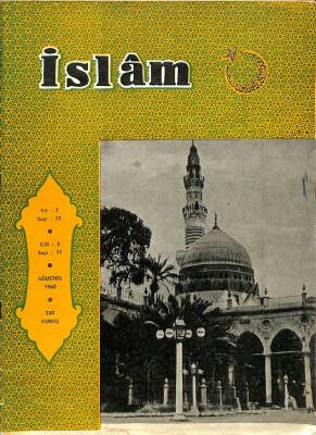 İSLAM DERGİSİ SAYI59 AĞUSTOS 1962 - HASAN BASRİ ÇANTAY, VELİ ERTAN NDR72807 - 1