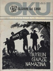İslamın İlk Emri Oku Dini İçtimai Edebi Aylık Mecmua Sayı 116 Kasım 1971 - Yusuf Işıcık, Mehmet Savaş NDR82265 - Gökçekoleksiyon