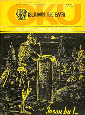 İslamın İlk Emri Oku Dini İçtimai Edebi Aylık Mecmua Sayı 125 Eylül 1972 - Hamid Ataç, Dr. Hüseyin Küçükkalay NDR82294 - 1