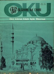 İslamın İlk Emri Oku Dini İçtimai Edebi Aylık Mecmua Sayı 127 Kasım 1972 - Mehmet Emin Parlaktürk, Hakkı Seven NDR82252 - Gökçekoleksiyon