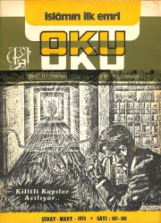 İslamın İlk Emri Oku Dini İçtimai Edebi Aylık Mecmua Sayı 165-166 Şubat, Mart 1976 - Ayşe Özdemir, Mehmet Türk NDR82253 - Gökçekoleksiyon