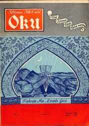 İslamın İlk Emri Oku Dini İçtimai Edebi Aylık Mecmua Sayı 62 Ocak 1967 - Ömer Sakallı, Avni İlhan NDR82269 - Gökçekoleksiyon