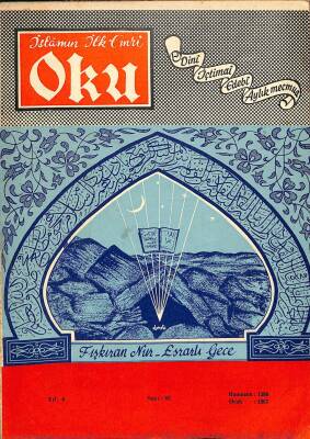 İslamın İlk Emri Oku Dini İçtimai Edebi Aylık Mecmua Sayı 62 Ocak 1967 - Ömer Sakallı, Avni İlhan NDR82269 - 1