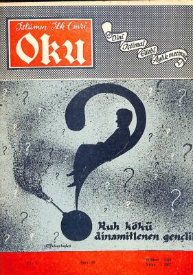 İslamın İlk Emri Oku Dini İçtimai Edebi Aylık Mecmua Sayı 65 Nisan 1967 - Dr. Fehmi Cumalıoğlu, İbrahim Canan NDR82279 - 1
