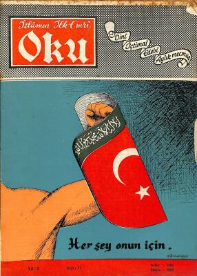 İslamın İlk Emri Oku Dini İçtimai Edebi Aylık Mecmua Sayı 77 Mayıs 1968 - Hüsnü Dikeçligil, Bekir Topaloğlu NDR82276 - 1