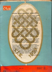 İslamın İlk Emri Oku Dini İçtimai Edebi Aylık Mecmua Sayı 89 Haziran 1969 - Mustafa Ateş, Dr. Fehmi Cumalıoğlu NDR82268 - Gökçekoleksiyon