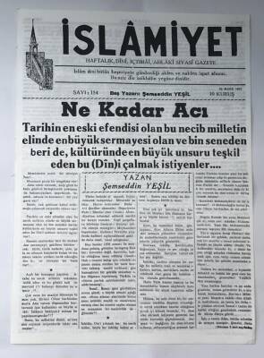 İslamiyet Gazetesi 26 Mart 1951 GZ362 - 1