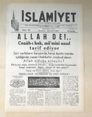 İslamiyet Gazetesi 3 Ekim 1949 GZ332 - 1