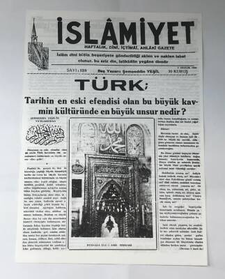 İslamiyet Gazetesi 4 Aralık 1950 GZ378 - 1