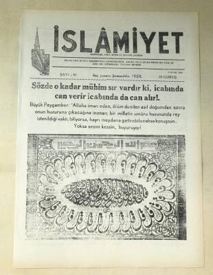 İslamiyet Gazetesi 9 Ocak 1950 GZ320 - 1