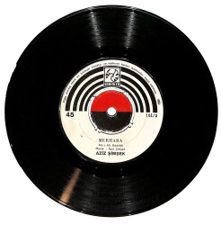 Aziz Şimşek - Merhaba / Kapımızın Önü Plak (10/6.5) PLK25103 - Gökçekoleksiyon