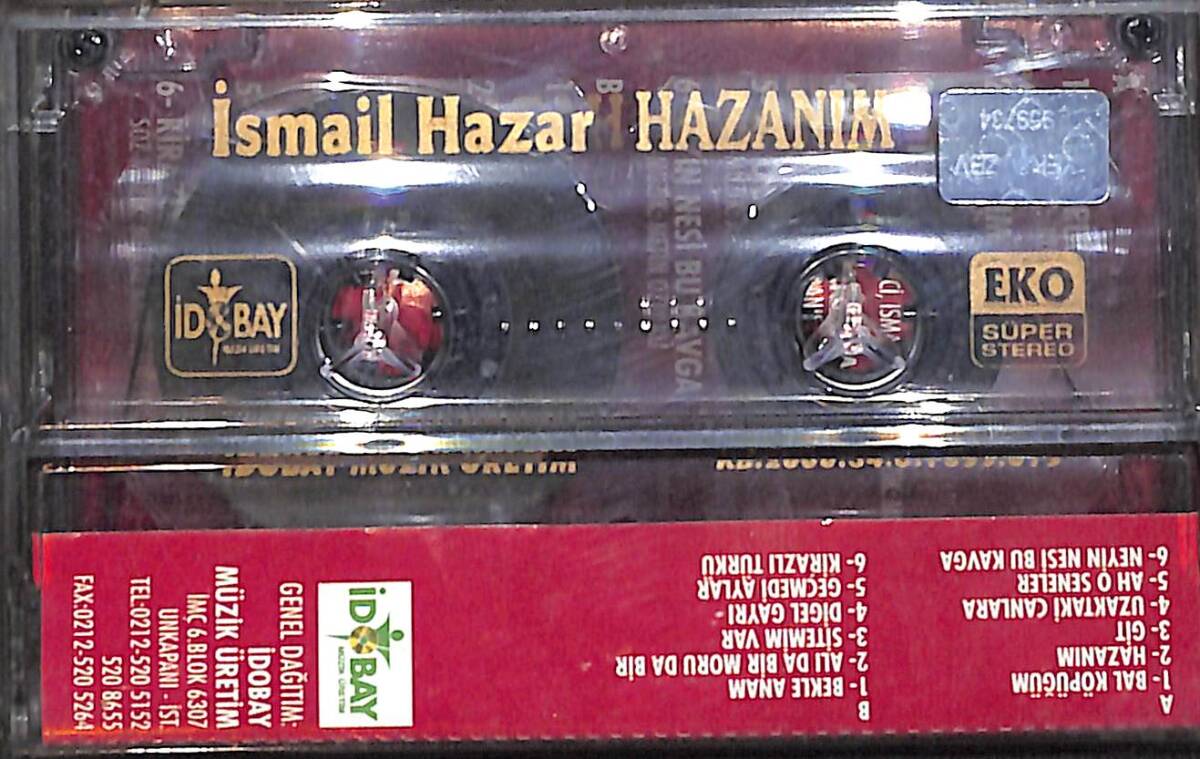 İsmail Hazar - Hazanım Kaset (İkinci El) KST29147 - 2