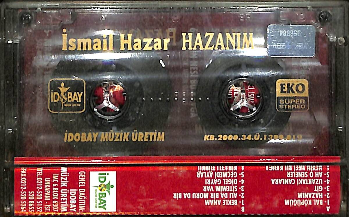 İsmail Hazar - Hazanım Kaset (İkinci El) KST29409 - 2