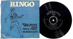 Hugo Montenegro - Morricone - Ringo : The Good, the Bad and the Ugly / March With Hope (İyi Kötü ve Çirkin Film Müziği) PLAK (10/6.5) PLK24841 - Gökçekoleksiyon