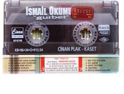 İsmail Okumuş - Gurbet Kaset (İkinci El) KST6079 - 4