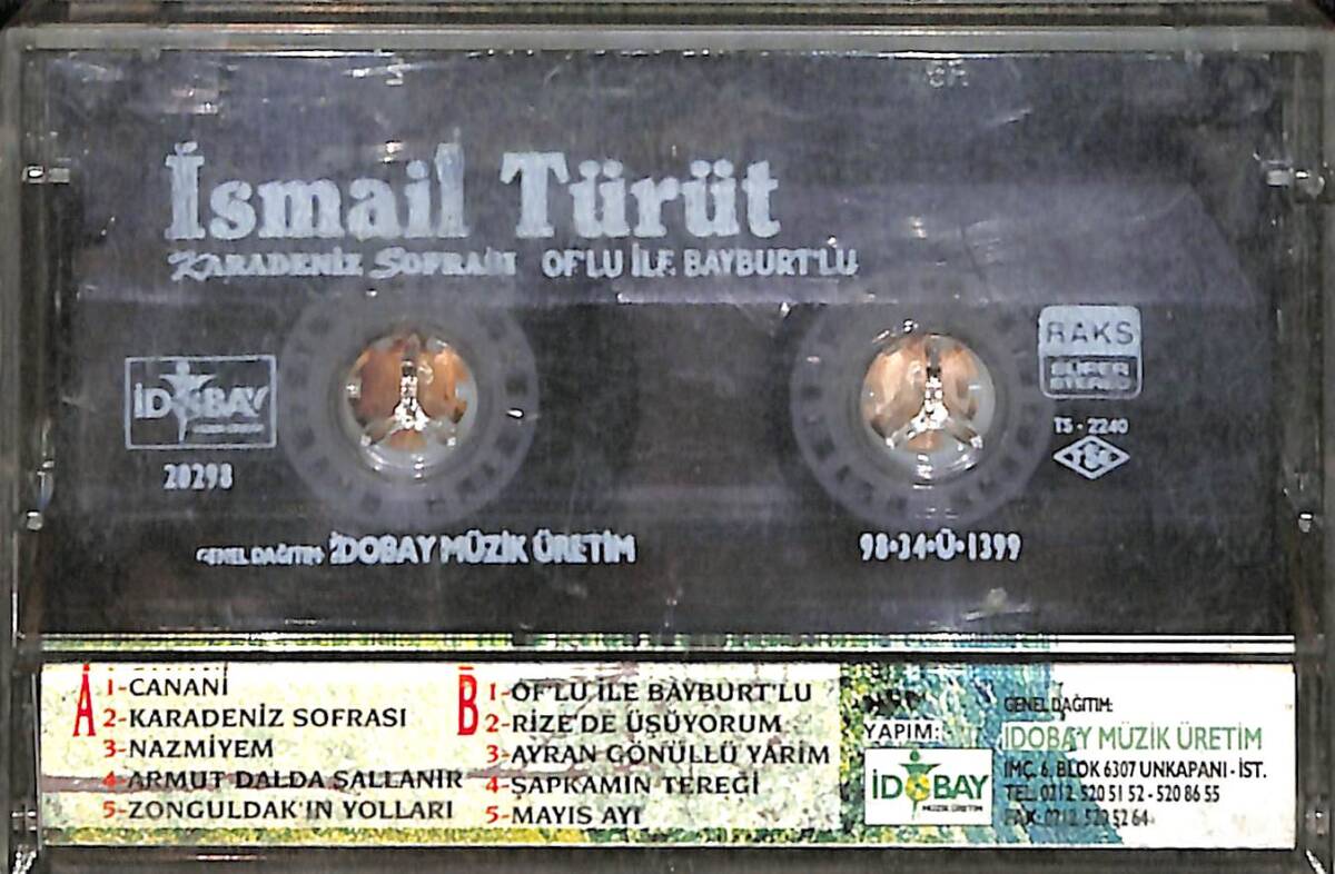 İsmail Türüt - Karadeniz Sofrası Orijinal Kaset (İkinci El) KST31103 - 2