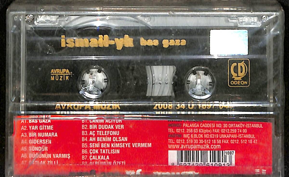 İsmail YK - Bas Gaza Kaset (Sıfır) KST28693 - 2