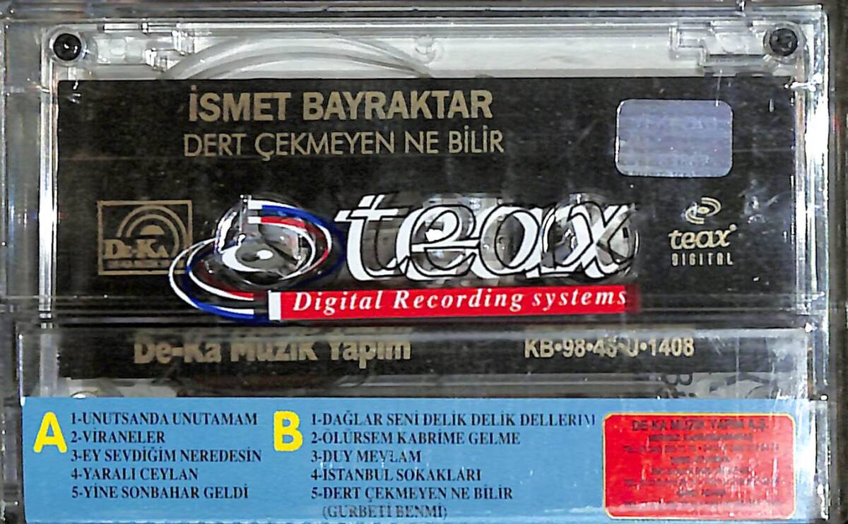 İsmet Bayraktar - Dert Çekmeyen Ne Bilir Kaset (Sıfır) KST28190 - 2