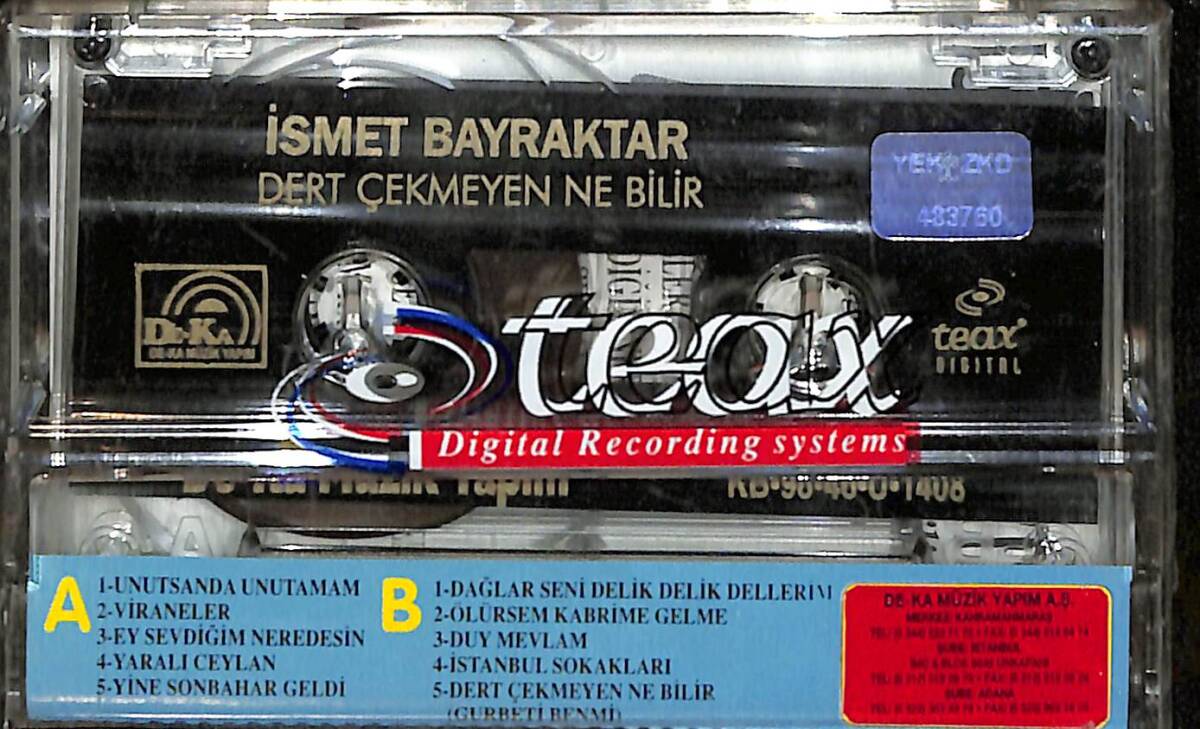 İsmet Bayraktar - Dert Çekmeyen Ne Bilir Kaset (Sıfır) KST28695 - 2