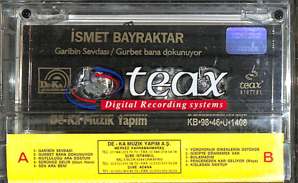 İsmet Bayraktar - Garibin Sevdası Kaset (Sıfır) KST28208 - 2