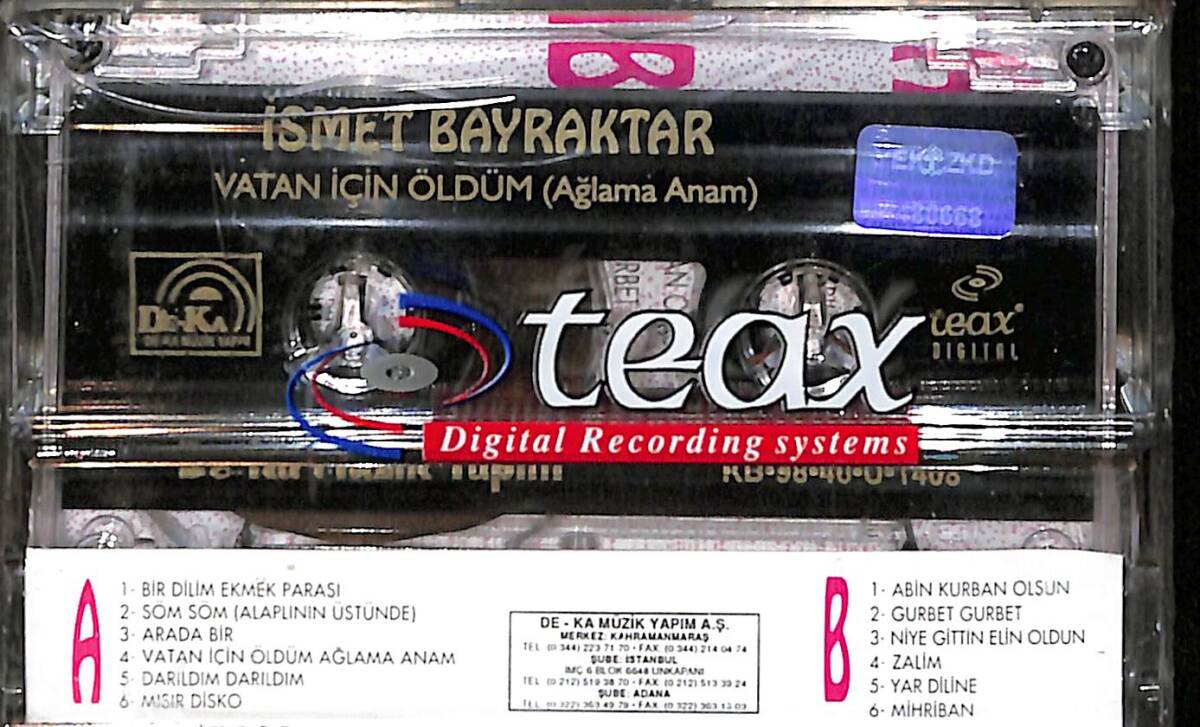 İsmet Bayraktar - Vatan İçin Öldüm Kaset (Sıfır) KST28504 - 2
