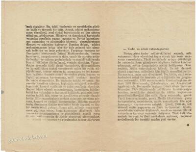 İsmet İnönü 1946 Yılı Seçim Beyannamesi EFM336 - 2