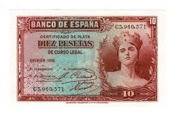 İspanya 10 Pesetas 1935 ÇİL YKP8419 - 3