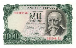 İspanya 1000 Peseta 1971 Çil YKP1770 - Gökçekoleksiyon