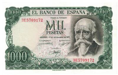 İspanya 1000 Peseta 1971 Çil YKP1770 - 1