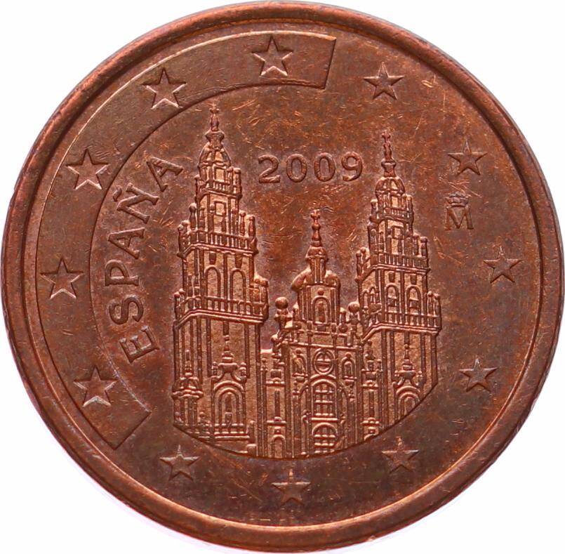 İspanya 5 Euro Cent 2009 ÇÇT YMP11112 - 1