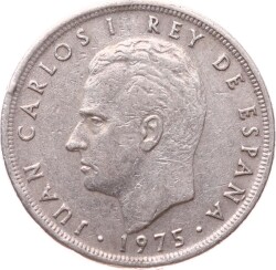 İspanya 5 Pesetas (1975) *Kral Juan Carlos* YMP11304 - 2