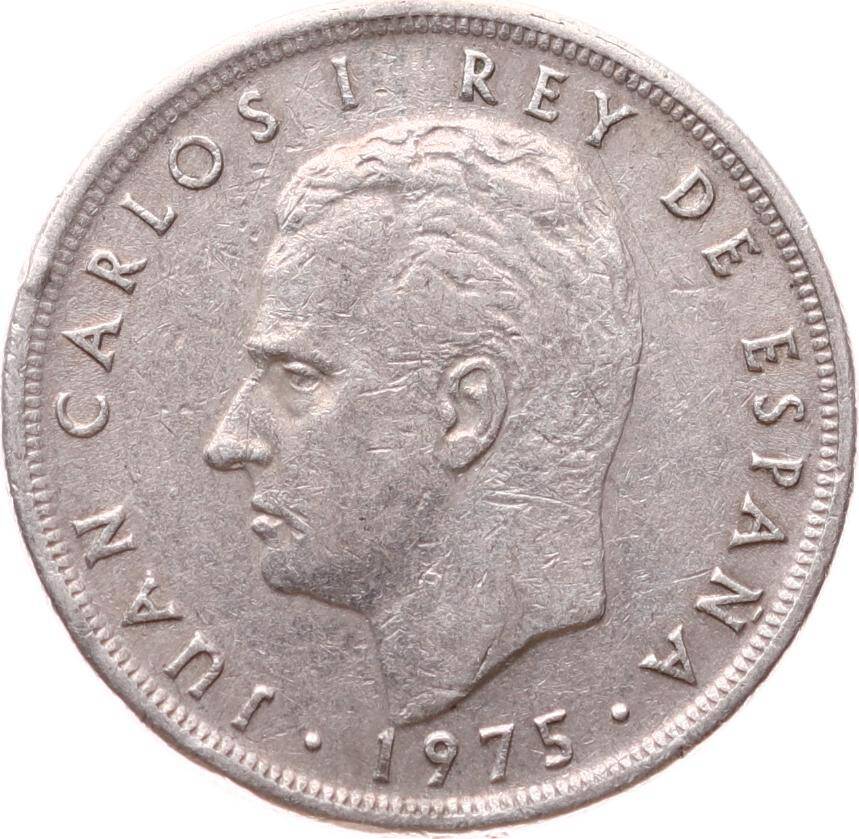 İspanya 5 Pesetas (1975) *Kral Juan Carlos* YMP11304 - 2