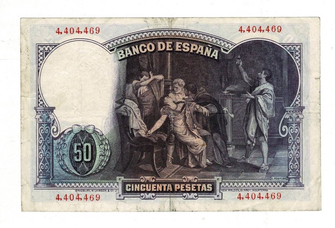 İspanya 50 Pesetas 1931 ÇÇT YKP8237 - 2