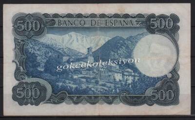 İspanya 500 Peseta 1971 ÇÇT YKP620 - 2