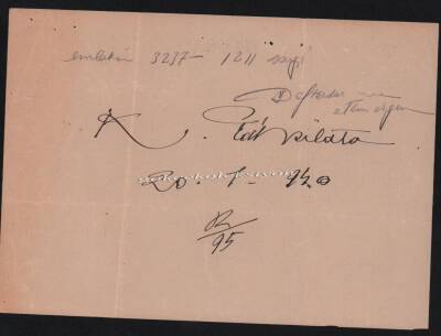 İspir Telgraf Belgesi 1946 EFM235 - 2