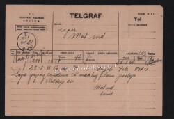 İspir Telgraf Belgesi 1946 EFM342 - 2