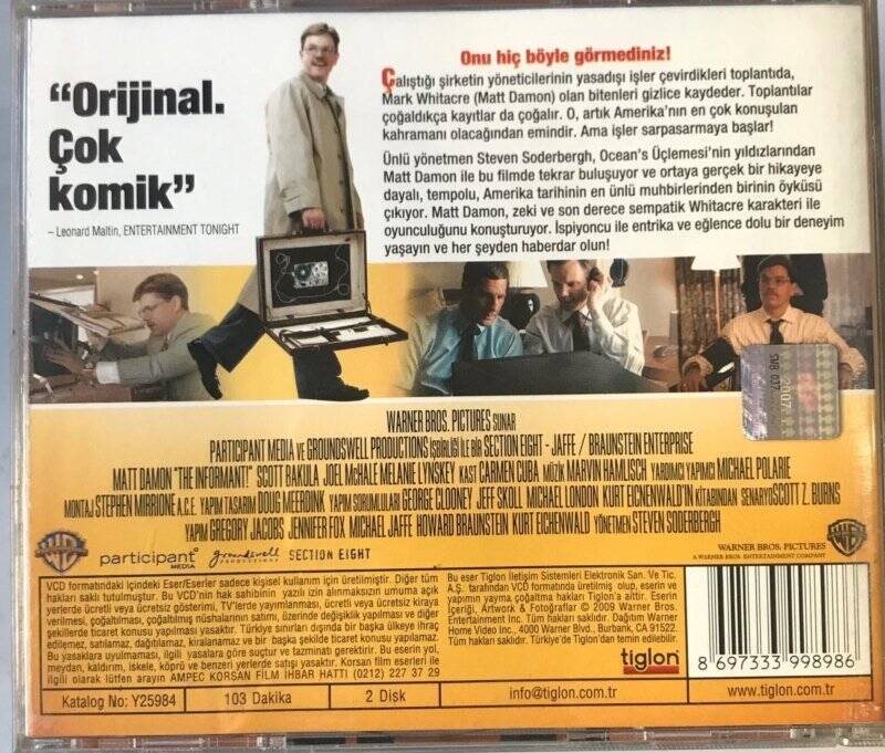 İspiyoncu ! VCD Film VCD6786 - 2