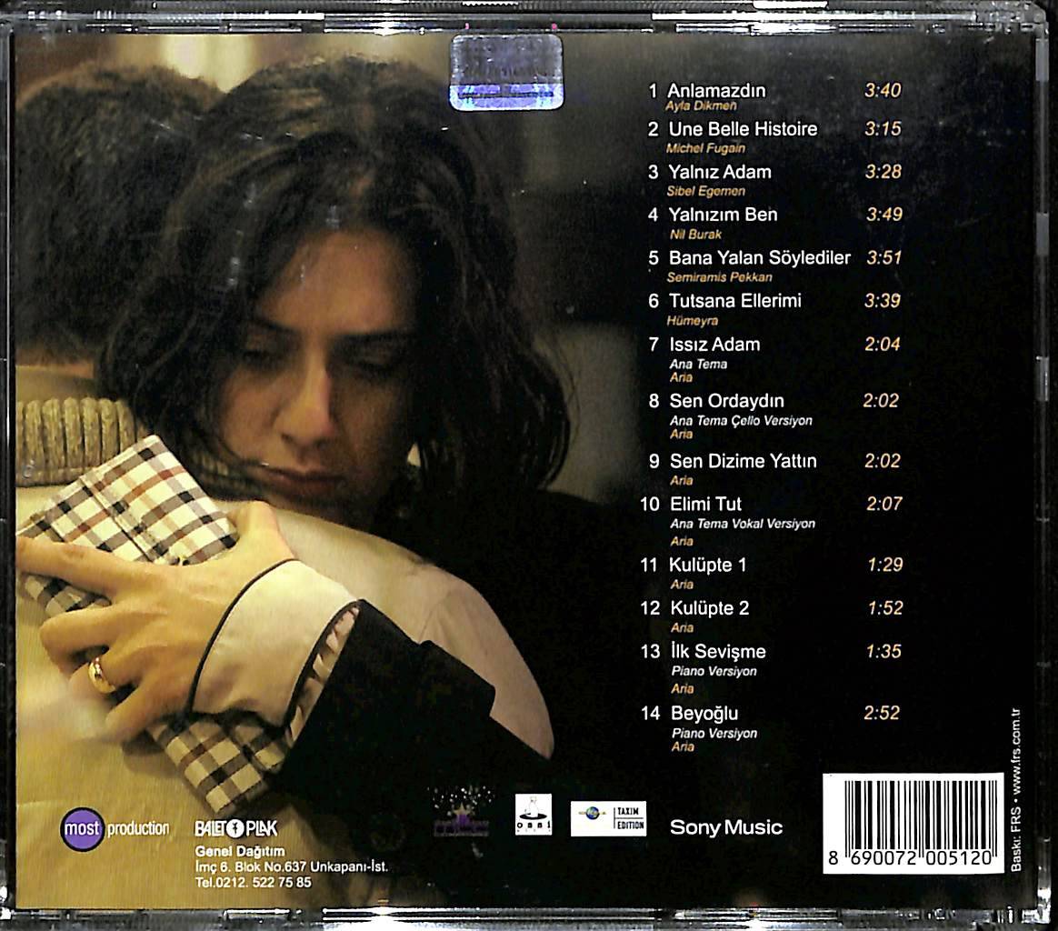 Issız Adam Film Müzikleri Orjinal Soundtrack CD (İkinci El) CD4351 - 2