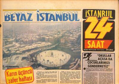 İstanbul 24 Saat Gazetesi 28 Şubat 1985 - Futbolcu Platini, Marilyn Monroe, Elvis Presley GZ126425 - 1