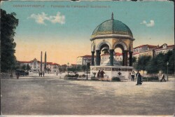 İstanbul Alman Çeşmesi Eski Kartpostal KRT6471 - Gökçekoleksiyon