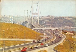 İstanbul Boğaz Köprüsü Kartpostal KRT19159 - Gökçekoleksiyon