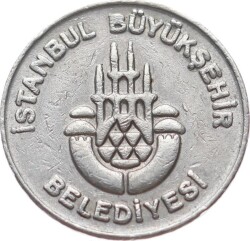 İstanbul Büyükşehir Belediyesi İstanbul Ulaşım A.Ş. Nikel Jeton JTF714 - 1