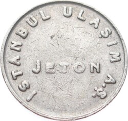 İstanbul Büyükşehir Belediyesi İstanbul Ulaşım A.Ş. Nikel Jeton JTF714 - 2